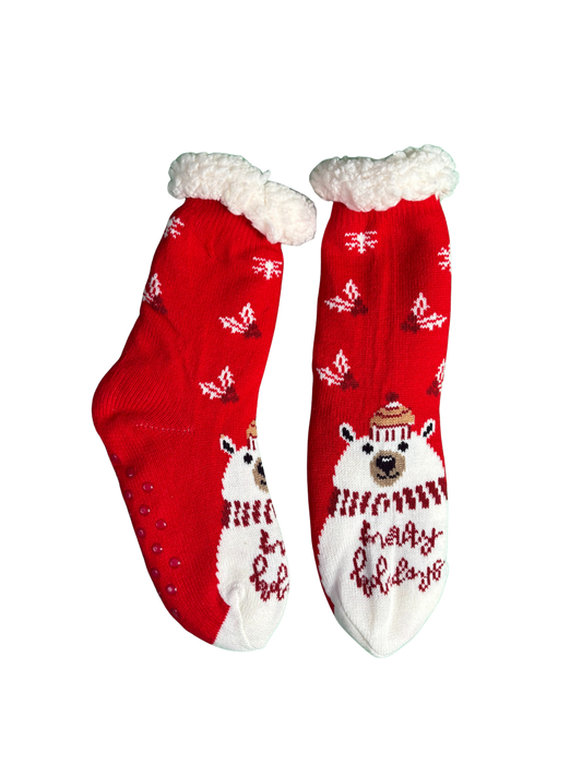 Ünnepi Házizokni csúszásgátlóval